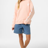 Mini Hibis Oversized Crew Neck Fleece