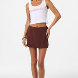 Alyssa Solid Knit Short Skirt