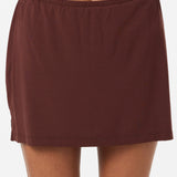 Alyssa Solid Knit Short Skirt