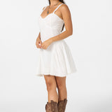 Conor Sunshine Eyelet Mini Dress