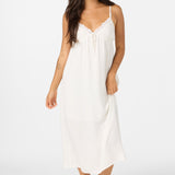 Dayna Solid Midi Dress