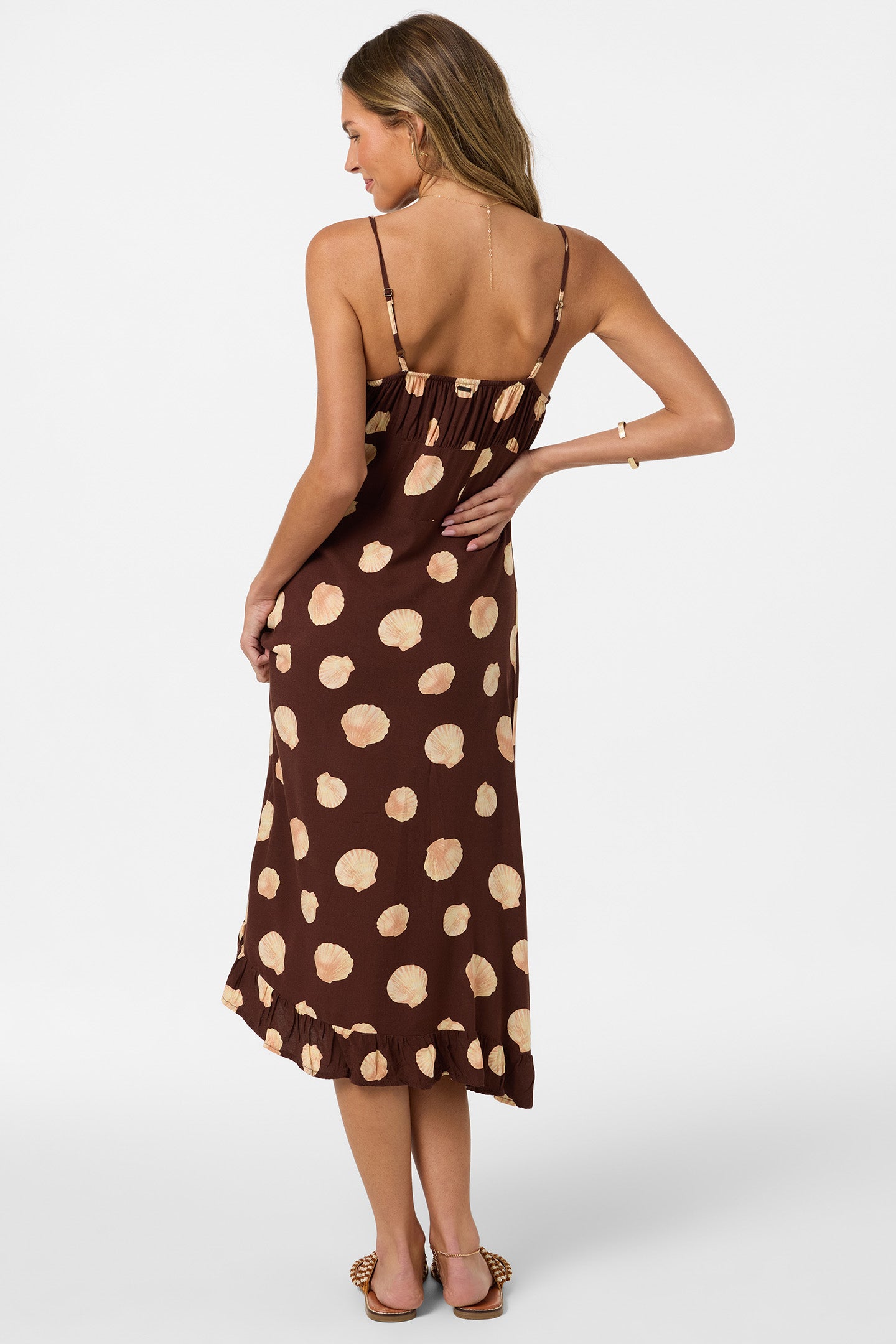 Jorgie Camila Shell Dress Midi Dress - Chocolate | O'Neill