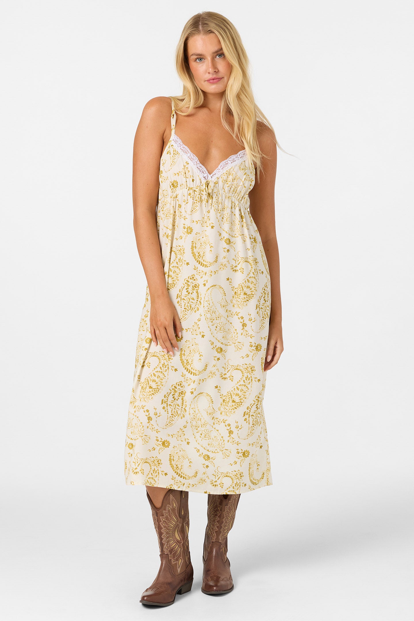 Soor ploom ノースリーブワンピース 3y Orla dress O'Riginals Dayna Whispy Dress Midi Dress - Tofu | O'Neill