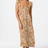 Carrington Izabelle Floral Midi Dress