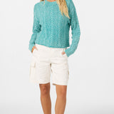 O'Riginals Misha Cable Knit Long Sleeve Sweater