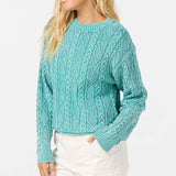 O'Riginals Misha Cable Knit Long Sleeve Sweater