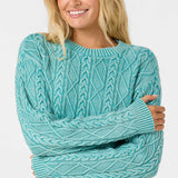 O'Riginals Misha Cable Knit Long Sleeve Sweater