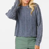 O'Riginals Misha Cable Knit Long Sleeve Sweater
