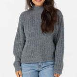 Cypress Mockneck Long Sleeve Sweater