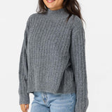 Cypress Mockneck Long Sleeve Sweater