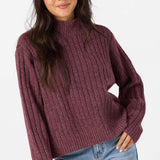 Cypress Mockneck Long Sleeve Sweater