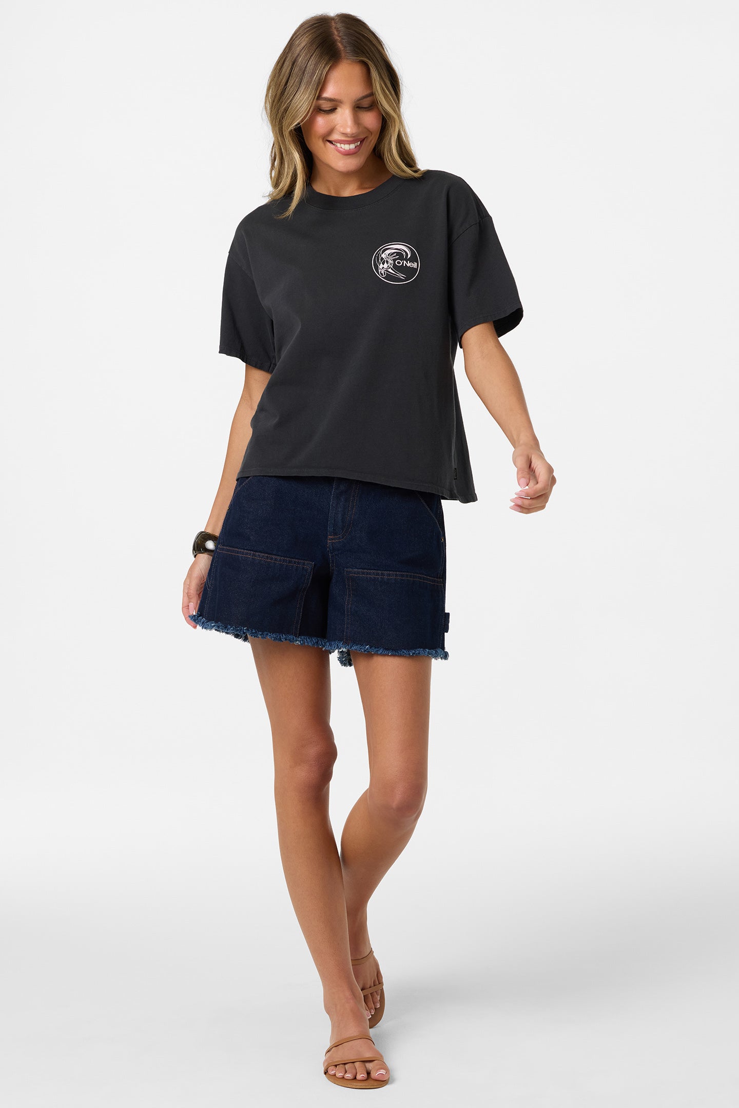 O'Riginals Salty Circle Surfer Easy Tee - Phantom | O'Neill