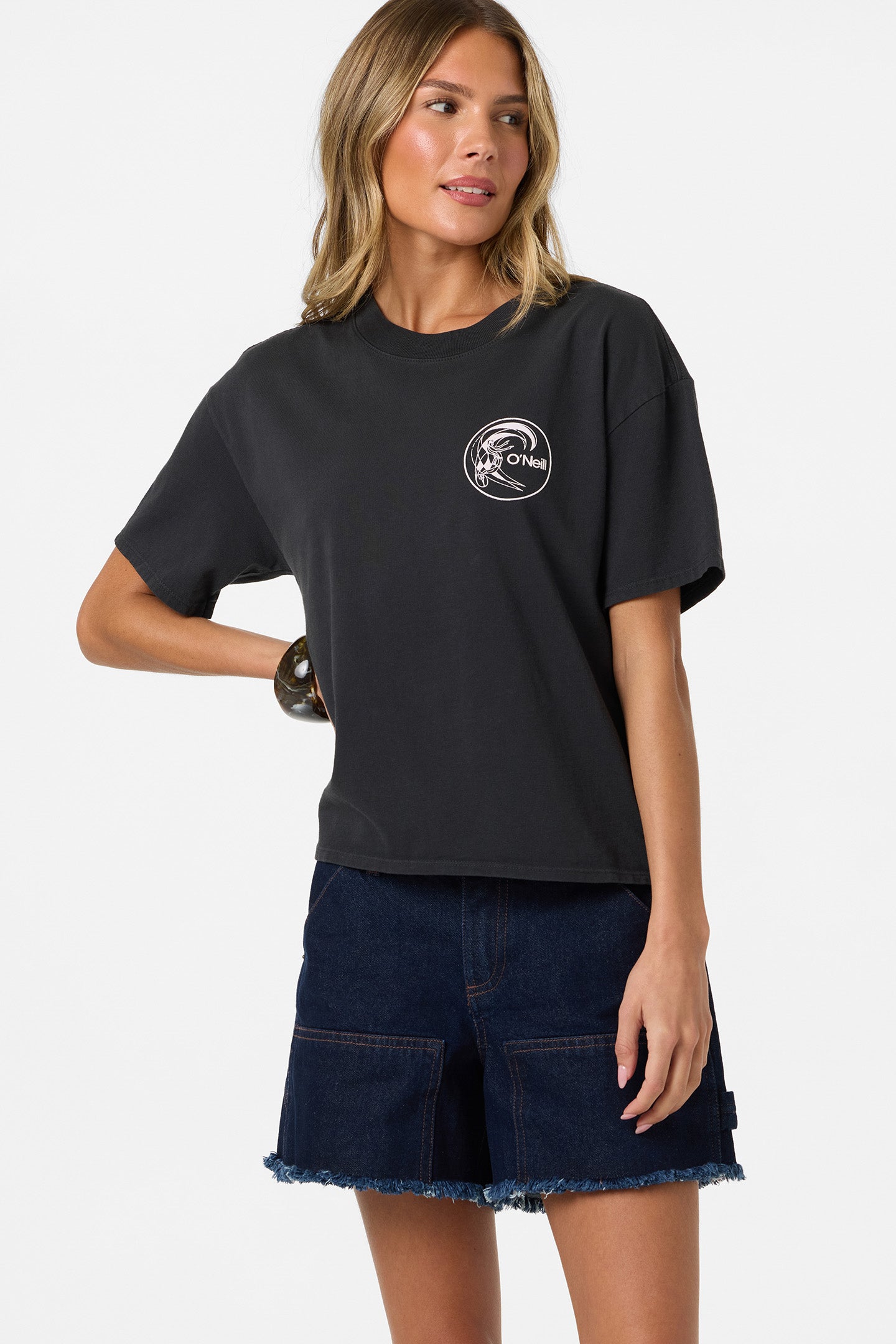 O'Riginals Salty Circle Surfer Easy Tee - Phantom | O'Neill