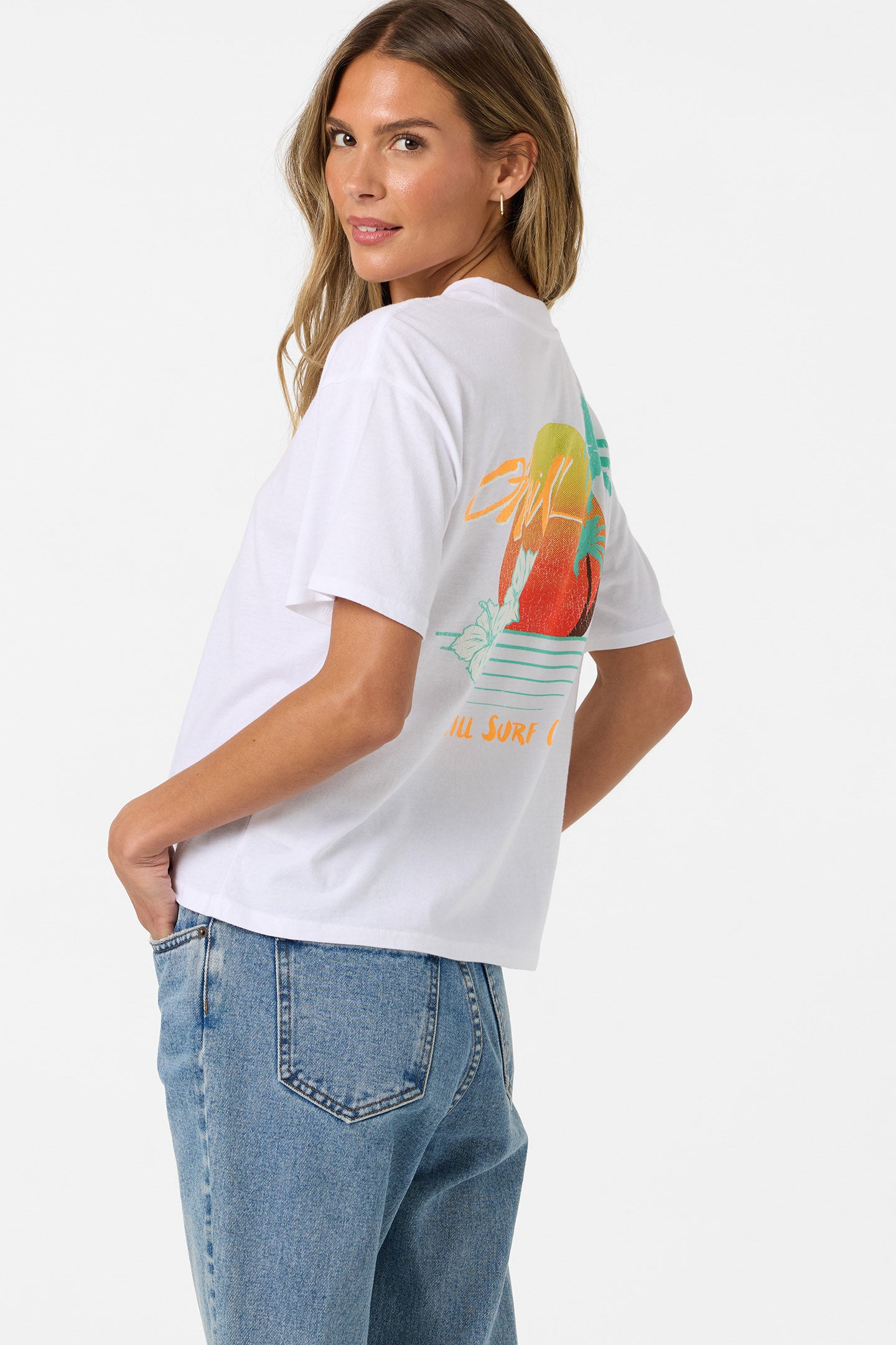 O'Neill Surf Co Easy Tee - White | O'Neill