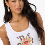 Asterisk Scoopneck Tank