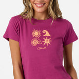Shell Star Fitted Tee