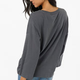 Psych'd Boxy Oversized Long Sleeve Tee