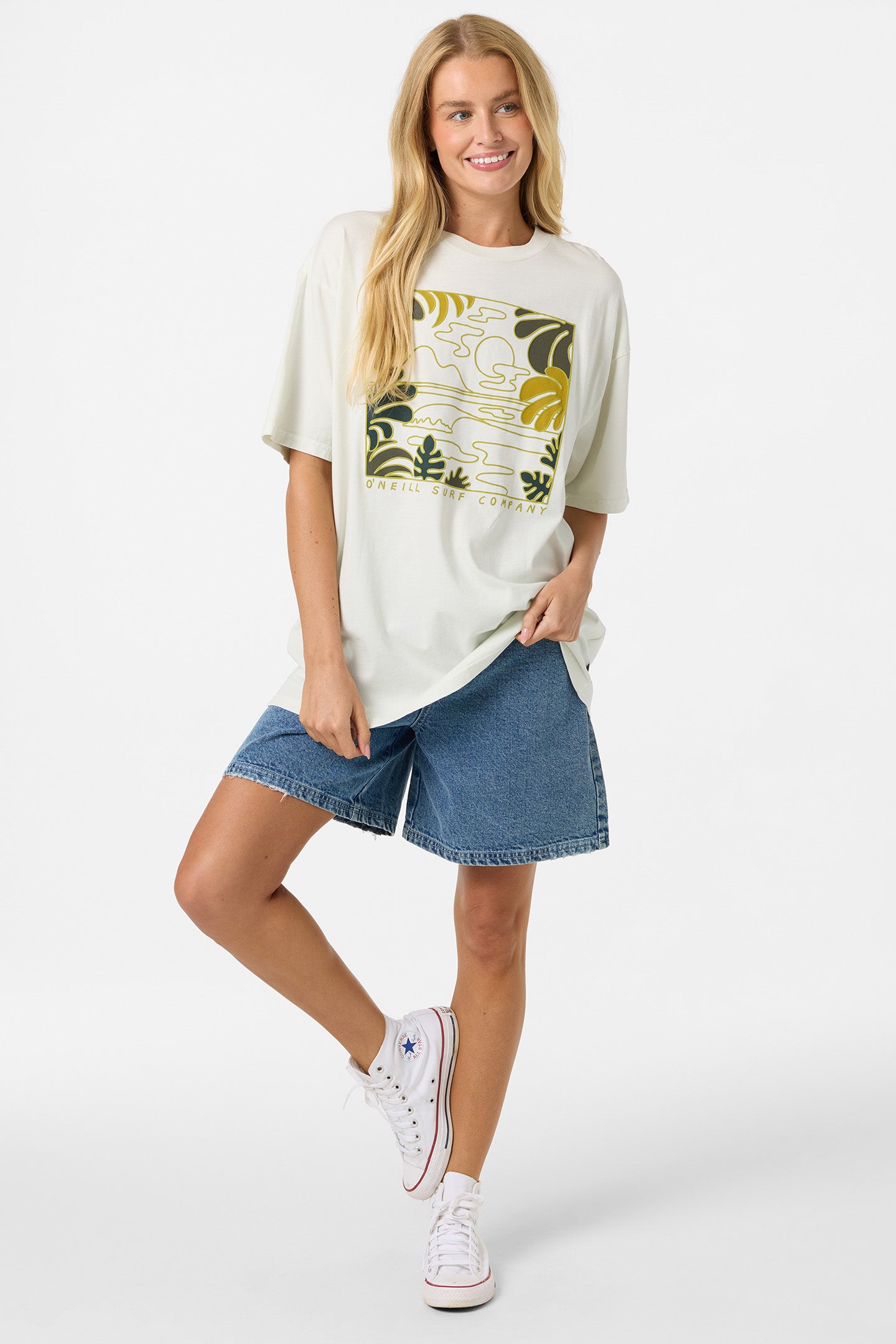 O'Riginals Scape Oversized Tee - Tofu | O'Neill