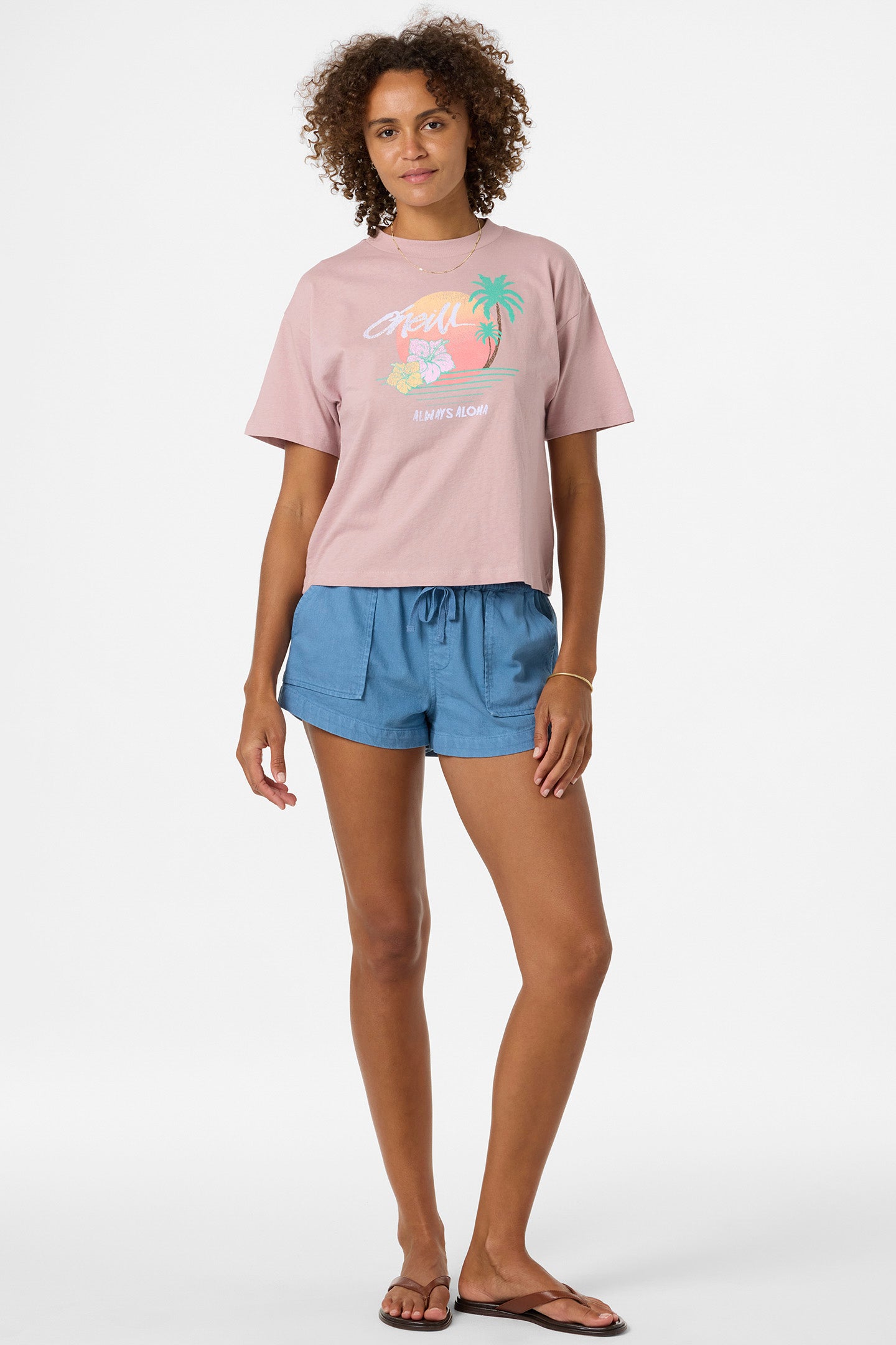 O'Neill Surf Co Hawaii Easy Tee - Orchid | O'Neill