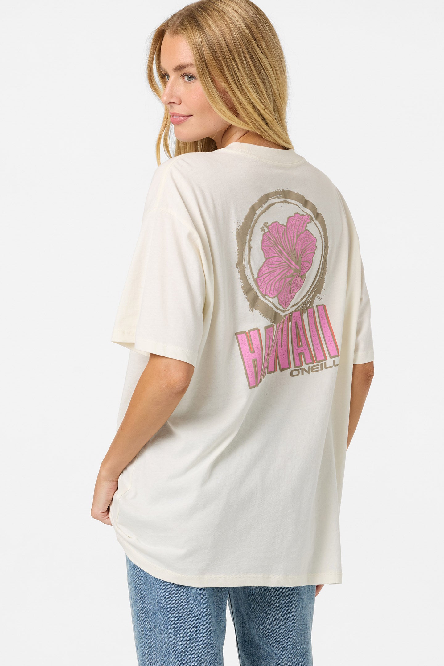 Shaka Hawaii Oversized Tee - Tofu | O'Neill