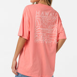 Linear Scape Oversized Tee