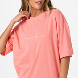 Linear Scape Oversized Tee