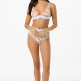 Izabelle Floral Cancun Revo Fixed Triangle Bikini Top