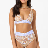 Izabelle Floral Cancun Revo Fixed Triangle Bikini Top