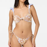 Izabelle Floral Paradise Bandeau Top