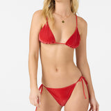 Wake Velvet Cord Cayo Triangle Bikini Top