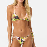 Leah Tropical Venice Triangle Top