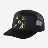 Rivi Hawaii Trucker Hat - Black | O'Neill