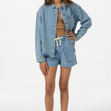 Girl's Kylas Denim Shacket Jacket