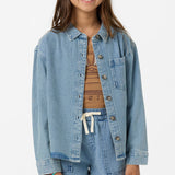 Girl's Kylas Denim Shacket Jacket
