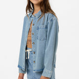 Girl's Kylas Denim Shacket Jacket