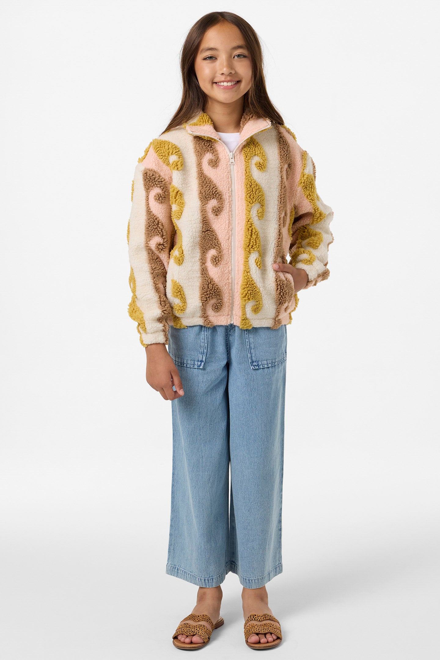 GIRLS CORDIN HIGH PILE JACKET PEACH LIGHT – O'Neill