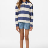 Girl's Kyra Long Sleeve Polo Top