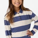 Girl's Kyra Long Sleeve Polo Top