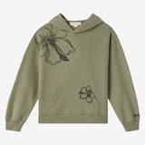Girl's Hibiscus Oversized Hoodie