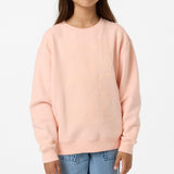 Girl's Chore Break Oversized Crew Neck Fleece