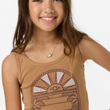 Girl's Sun Eye Tristan Tank