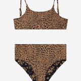 Girl's Maya Floral Tie Back Revo Bralette Top Set