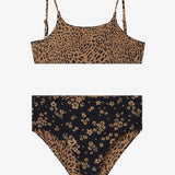 Girl's Maya Floral Tie Back Revo Bralette Top Set