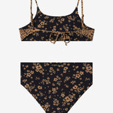 Girl's Maya Floral Tie Back Revo Bralette Top Set