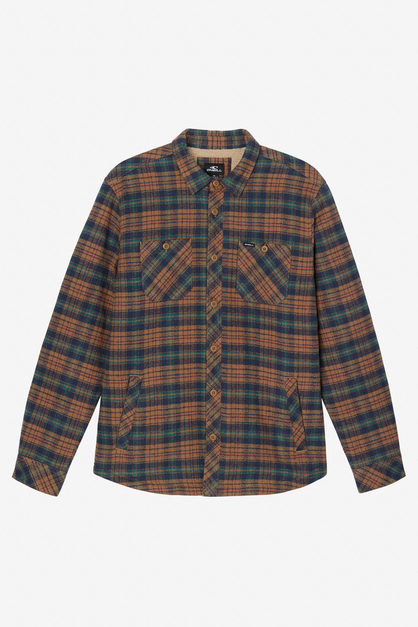 Redmond High Pile Lined Jacket - Dark Khaki | O'Neill