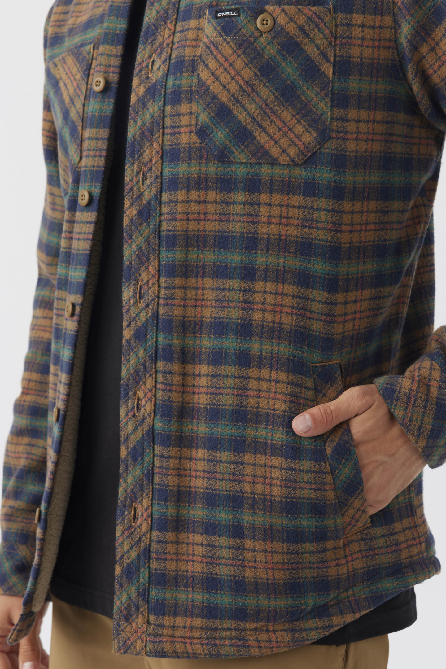 REDMOND FLANNEL HIGH PILE LINED JACKET