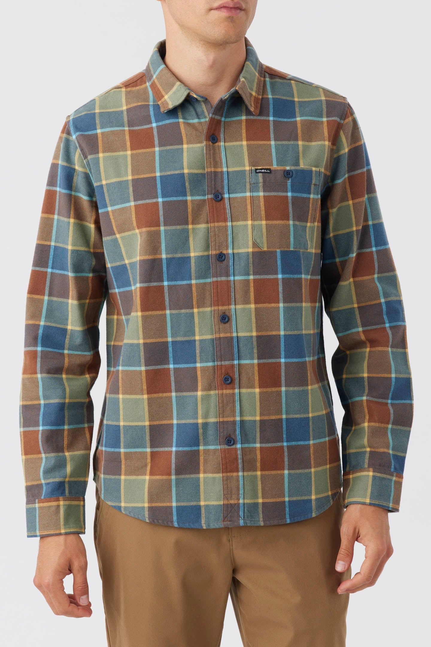 WINSLOW PLAID FLANNEL LONG SLEEVE SHIRT