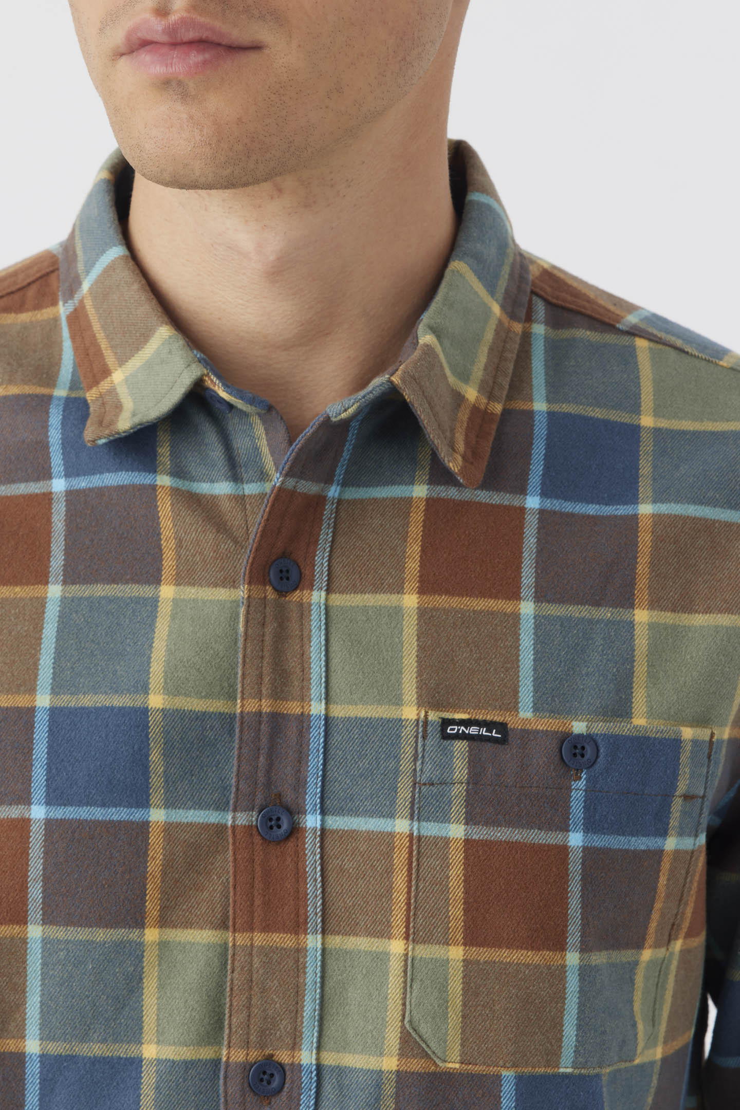 WINSLOW PLAID FLANNEL LONG SLEEVE SHIRT