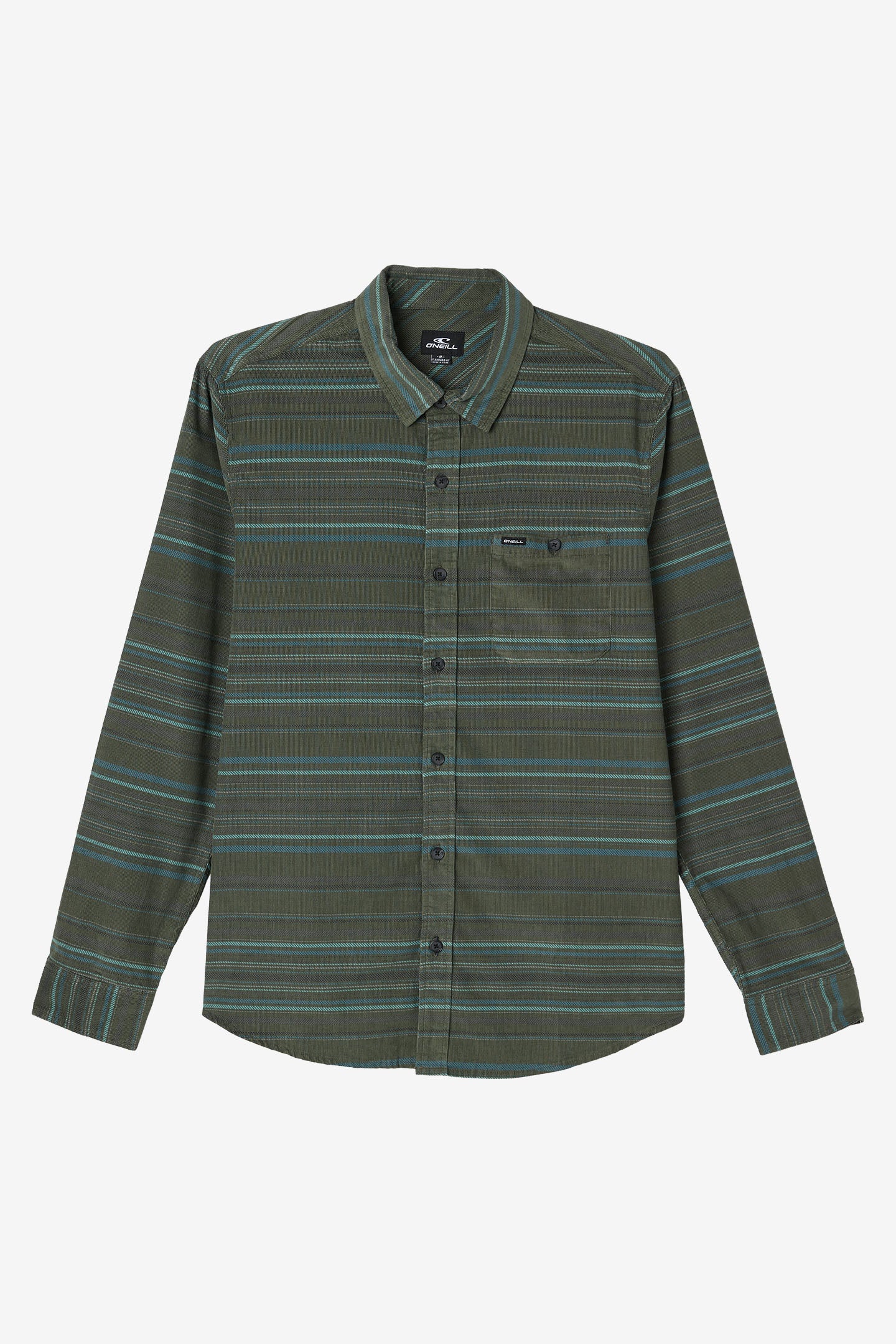 Caruso Stripe Cord Shirt - Dark Olive | O'Neill