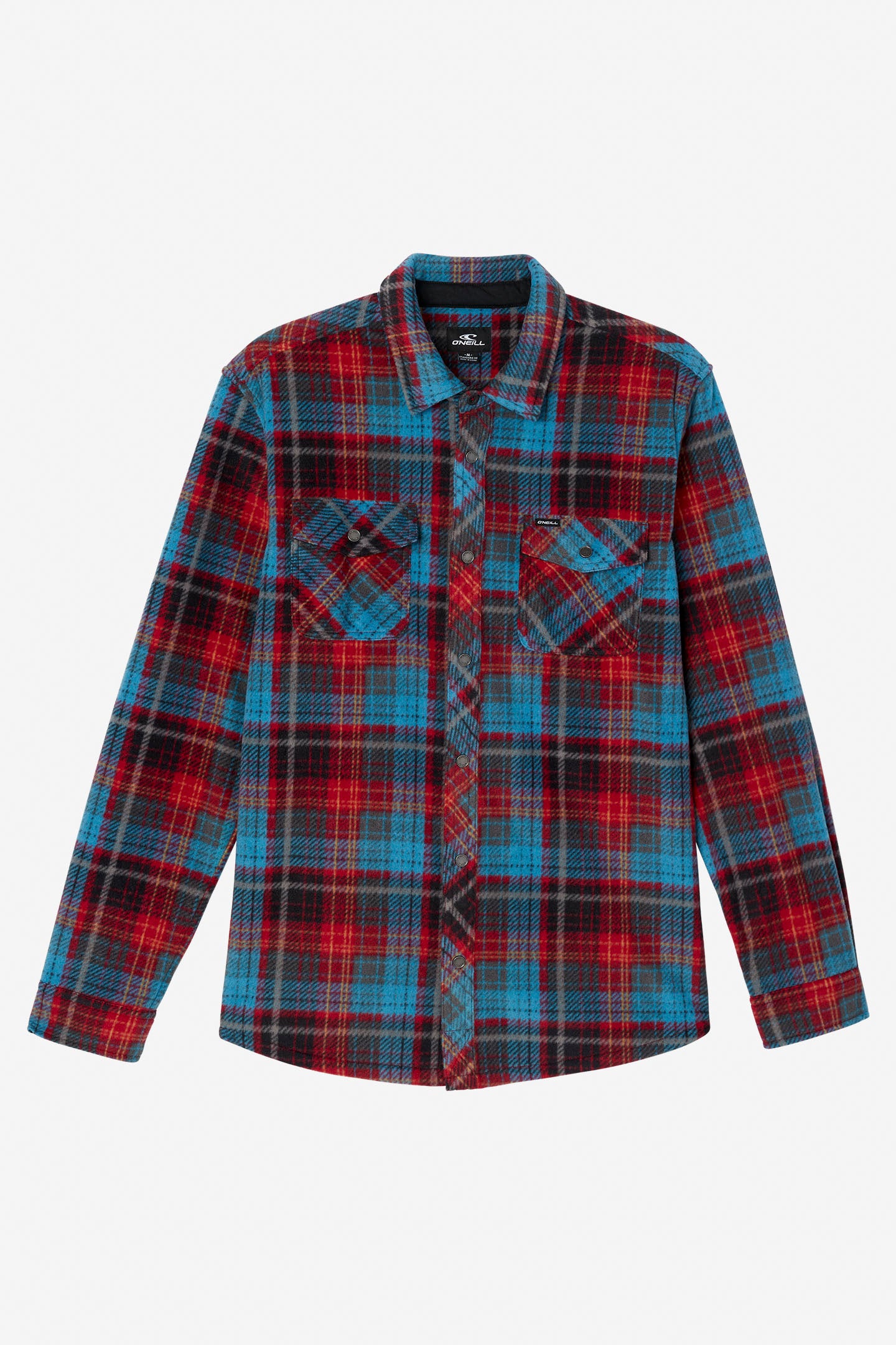 Glacier Plaid Superfleece Shirt - Red | O'Neill